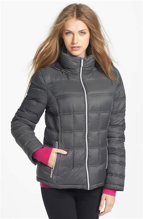 michael kors packable down coat petite|Michael Kors lightweight packable jacket.